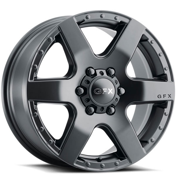 G-FX MV1 Matte Black 6 Spoke