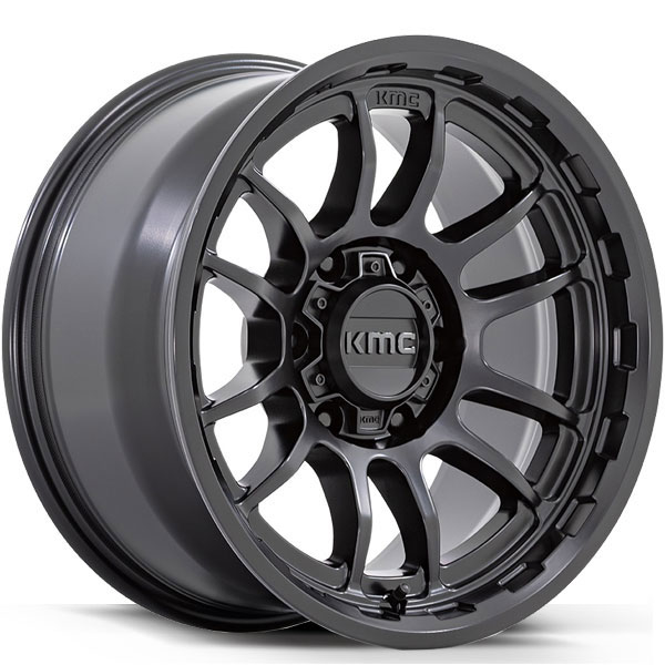 KMC KM727 Wrath Satin Black